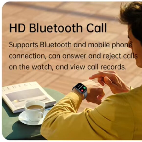 Black Fitness Tracker & Multifunctional Smart Watch Unisex Style and Fit - Picture 9 of 16